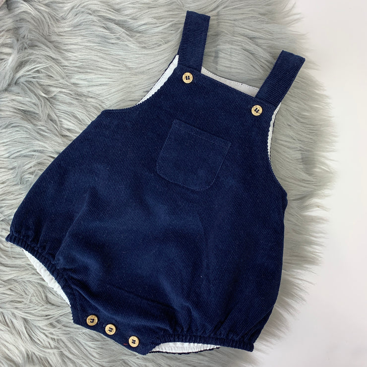  Navy Cord Romper 