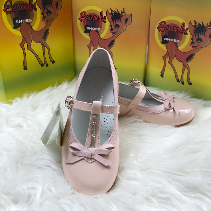 Pink Bambi Patent Leather Shoes
