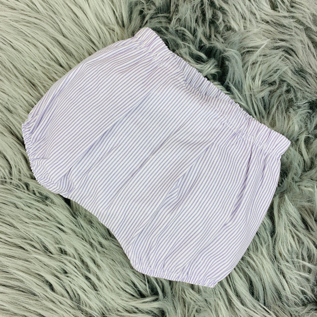 White & Lavender Spanish Jam Pants 