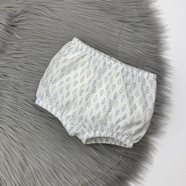 White & Blue leaf Jam Pants 