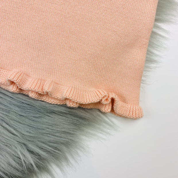 Peach Knitted Hem Close