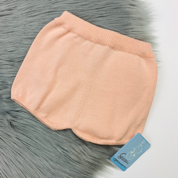 Peach Knitted Short 