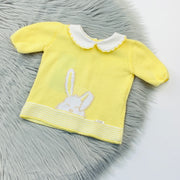 Yellow Knit Bunny Top & Jam Pants