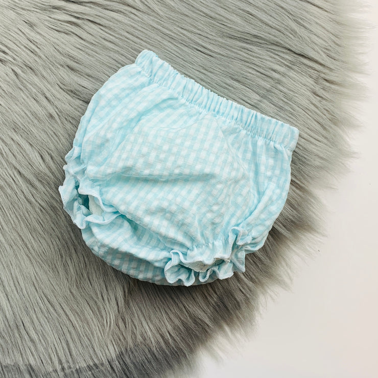 Turquoise & Gingham Bloomers