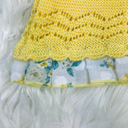 Yellow Knitted Top Close