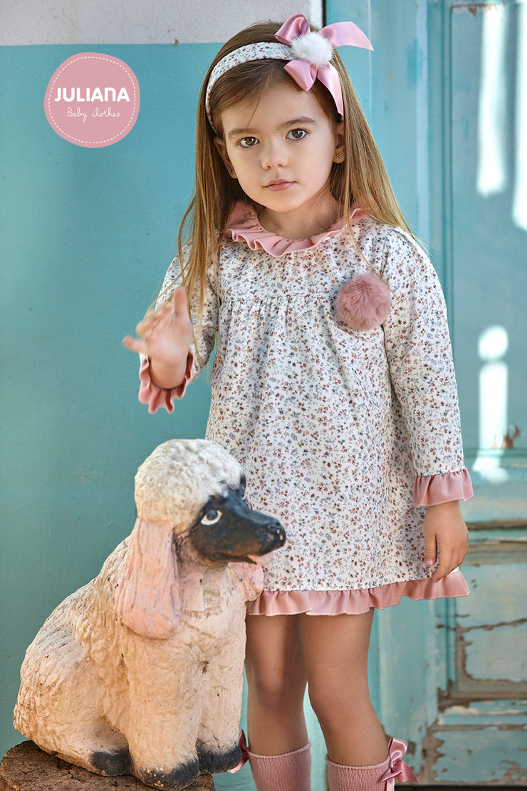 Dusky pink clearance baby dress