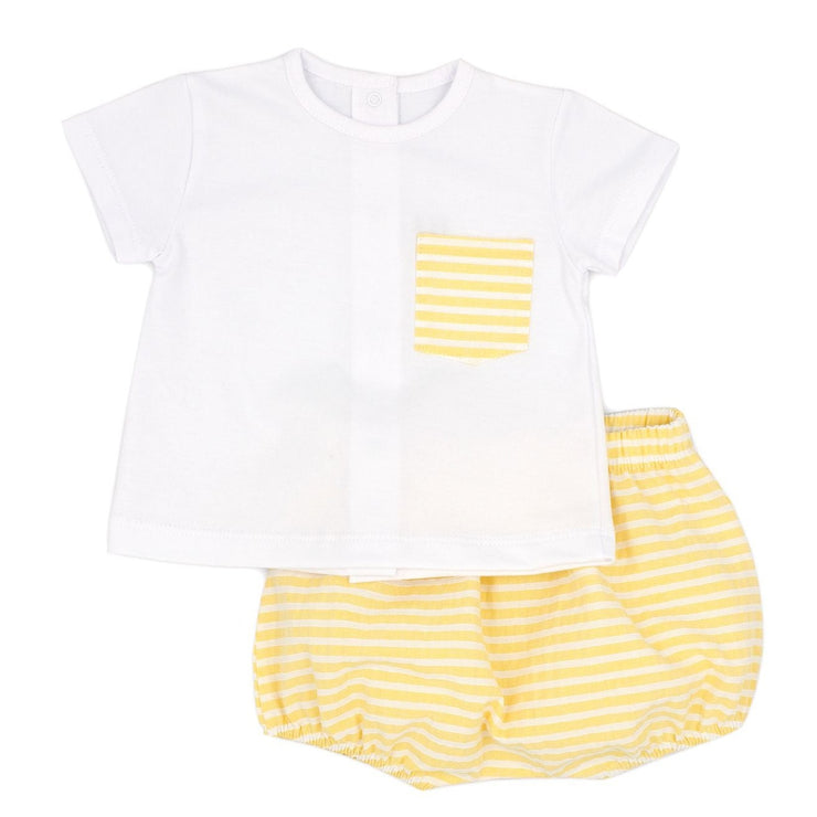 Lemon Stripe Top & Pants