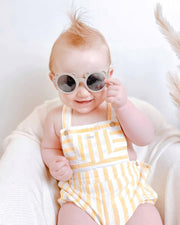 Lemon & White Dungarees